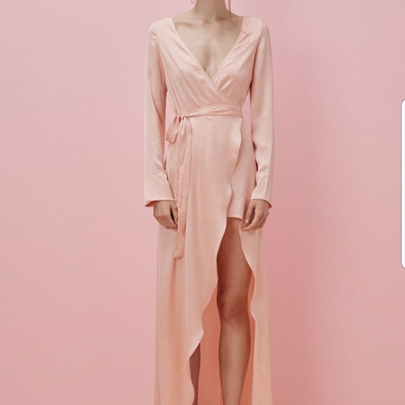 for love and lemons periwinkle wrap dress